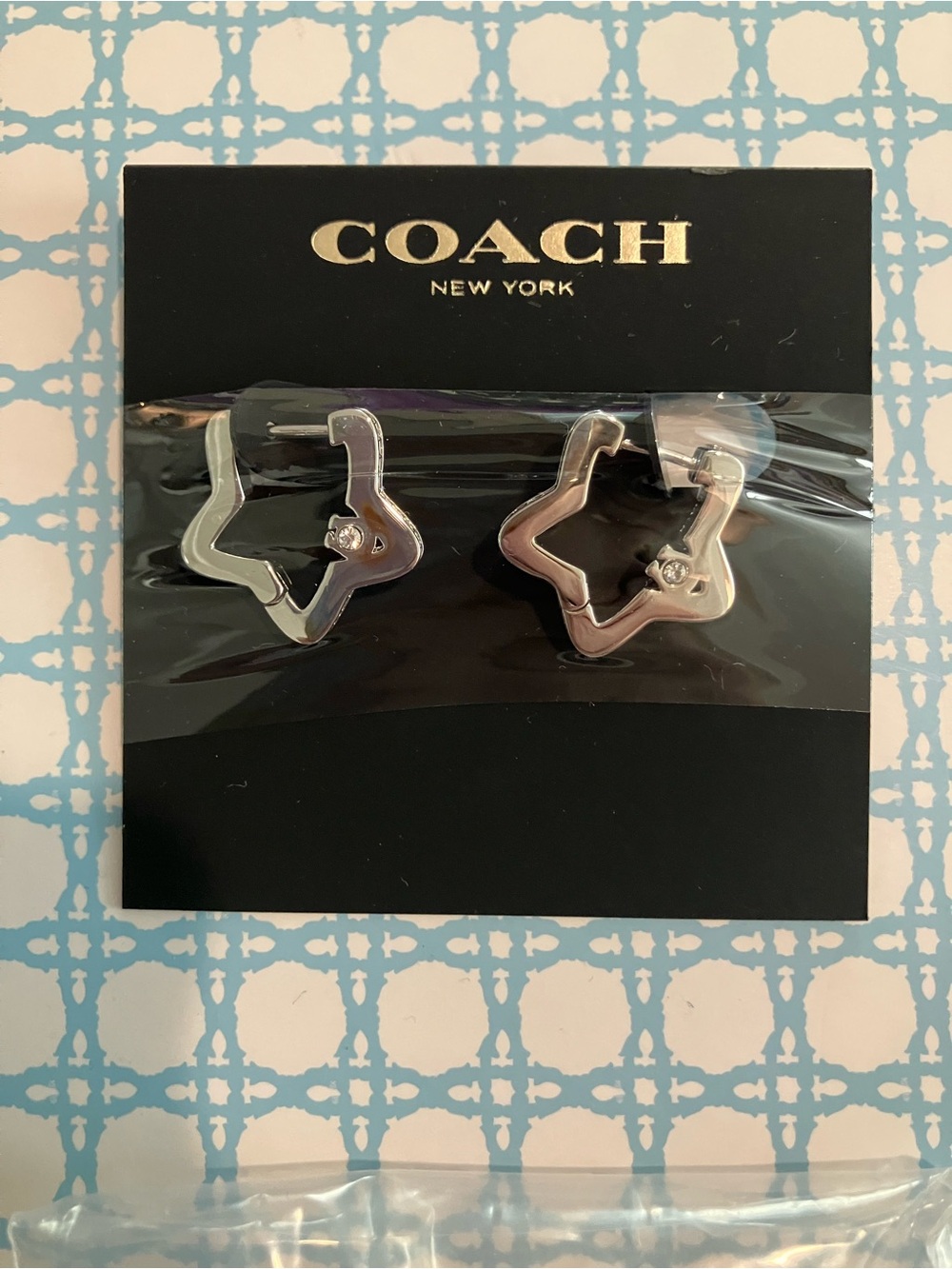 Coach plastic bag